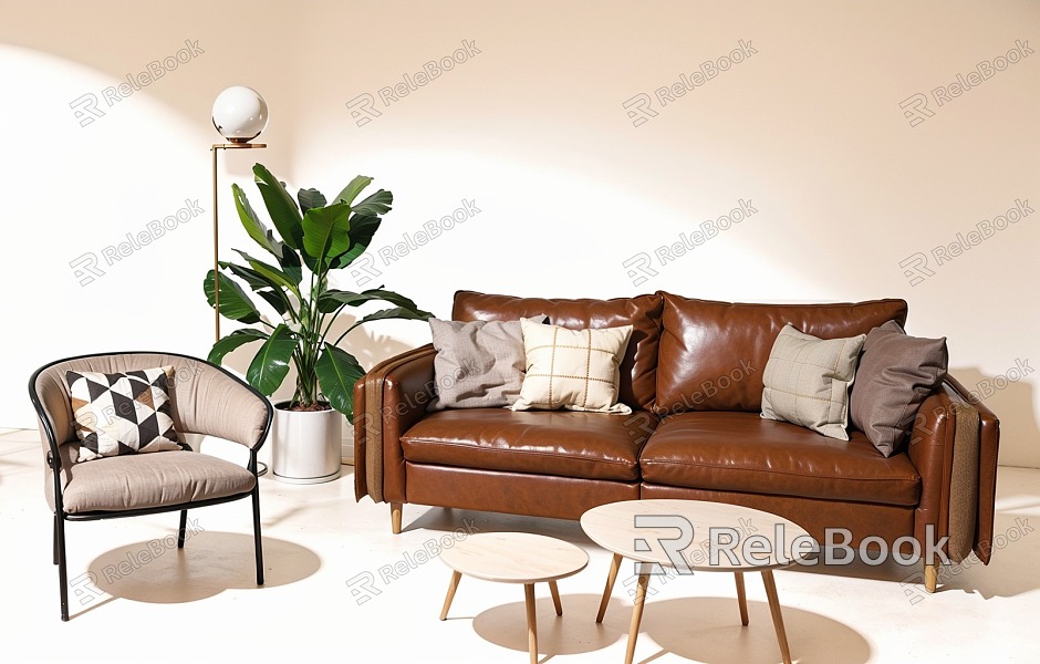 Leisure chair sofa stool model