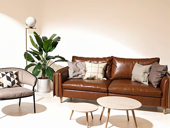 Leisure chair sofa stool 3d model