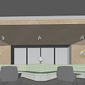 Modern Rest Area Company Rest Area 3d model