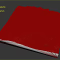 3D Detailed Topographic Terrain Model With Mountain Ranges Valleys And Green Vegetation