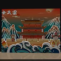 Daughter Kingdom Photo Spot With Traditional Chinese Architecture And Mountain Backdrop