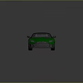 Green Sports Car With Black Roof Sleek Aerodynamic Design And Stylish Alloy Wheels