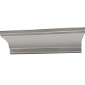 White Modern Cornice Trim With Smooth Design For Interior Decoration 3d model