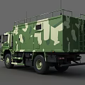 Camouflage Military Utility Vehicle With Roof Rack And Functional Exterior Design