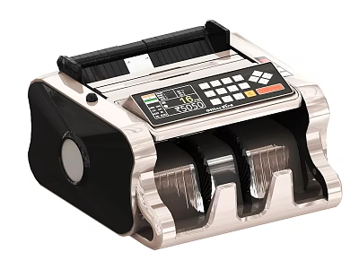 Commercial Equipment Bill Counter With Digital Display Keypad Modern Design Business Office Cash Handling 3d model