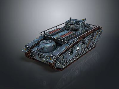 Light Tank Light Armored Modern Tank Modern Tank World War II Tank World War I Tank Heavy Tank 3d model