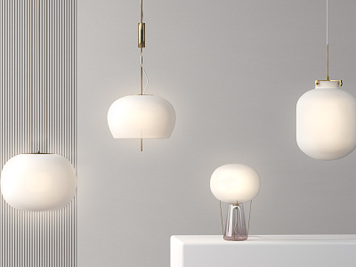 Modern lighting combination lamps model