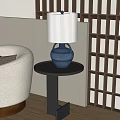 Table lamp table lamp side 3d model