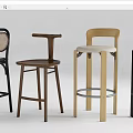 Modern Bar Stools With Various Styles And Materials For Home Kitchen Bar Areas