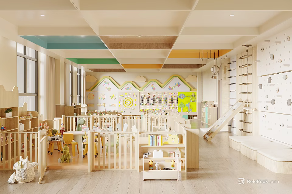 Modern Entertainment Room Featuring Sofa TV Gaming Console And Decorative Lighting Setup 3d model