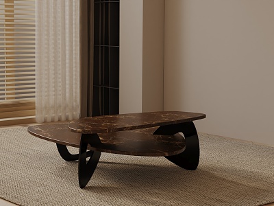 Modern coffee table model