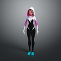 Spiderman CG Spiderman Female Spiderman Cartoon Spiderman Anime Spiderman Style Spiderman 3d model