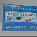 Comprehensive Display Board For Safe Use Of Lifting Tools And Locking Devices
