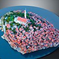 Aerial View Urban Aerial View Micro City Micro City Landscape Urban Micro City Overlook 3d model