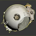 Spherical Hull Underwater Vehicle With Mechanical Components And Wheels For Exploration