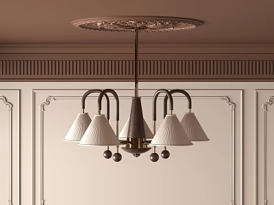Antique chandelier 3d model