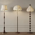 Middle style floor lamp 3d model