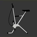 Compact Home Fitness Exercise Bike With Adjustable Seat And Sturdy Metal Frame