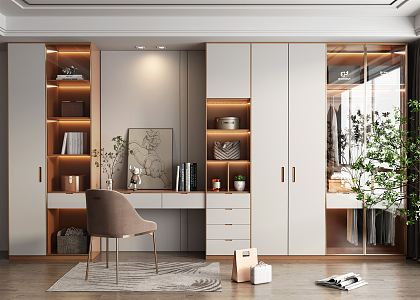 Modern wardrobe 3d model