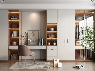 Modern wardrobe 3d model