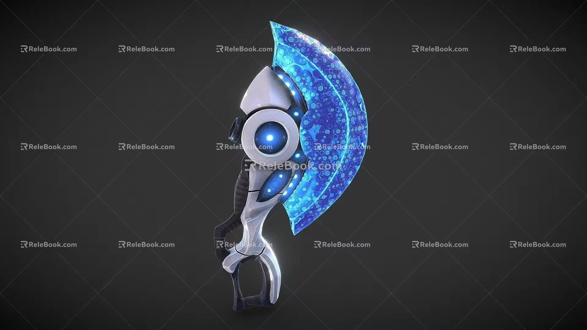 Weapon Plasma Axe 3d model