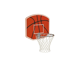 basketball frame 3d model