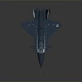 Blue Aerospace Spacecraft Model With Cosmic Design And Aerodynamic Features
