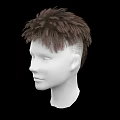 Elegant Jewelry Display On White Mannequin Head With Brown Short Hair