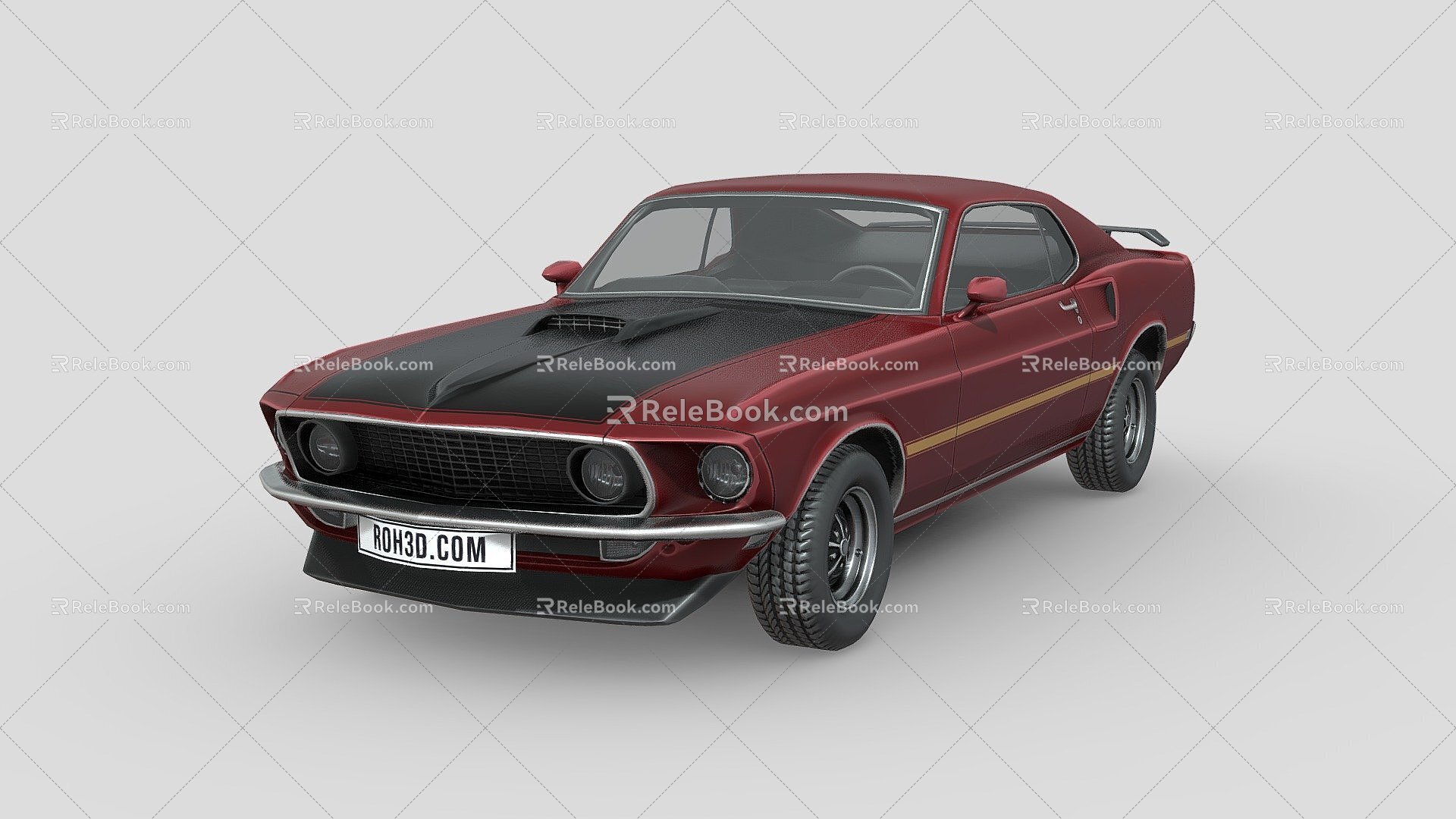 Ford Mustang Mach 3d model