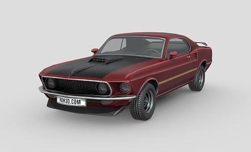 Ford Mustang Mach 3d model