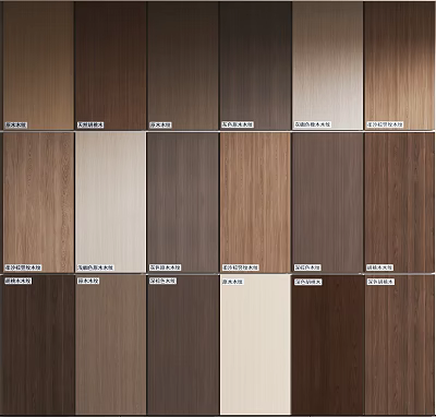 Wall Panels With Various Wood Grain Colors And Textures 3d model Wall Panels With Various Wood Grain Colors And Textures 3d model
