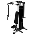 Multi functional Home Gym Sports Equipment With Seated Workout Station And Metal Frame