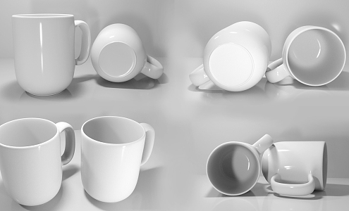 Modern Cup Ceramic Cup Tea Cup Mug Water Cup Coffee Cup 3d model