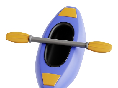 Kayak Cartoon Kayak 3d model