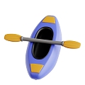 Kayak Cartoon Kayak 3d model