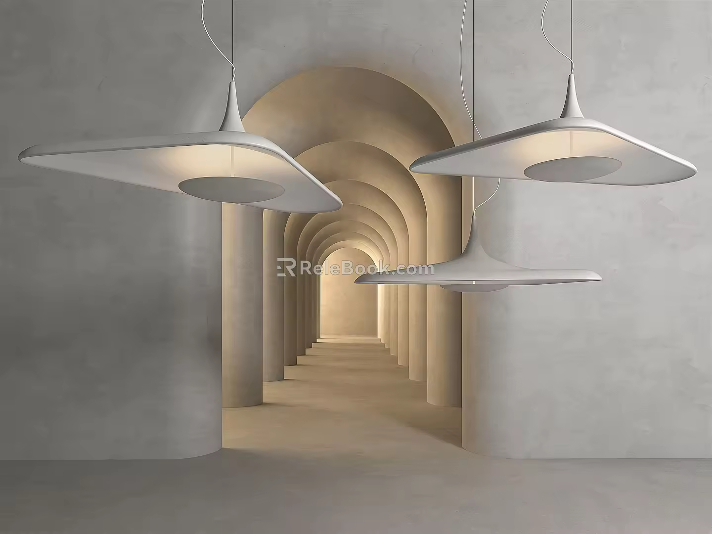 Quiet chandelier 3d model