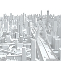 modern city characteristic city 3d model