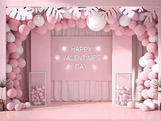 Modern Meichen Romantic Valentine's Day Business 3d model