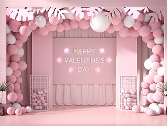 Modern Meichen Romantic Valentine's Day Business 3d model