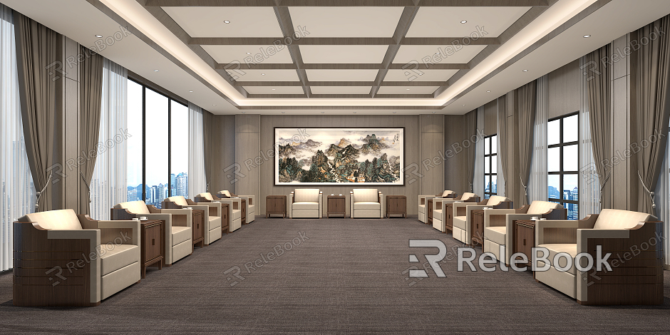 New Chinese Reception Room model