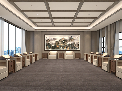 New Chinese Reception Room model