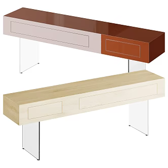Minotti Entrance Cabinet Side Cabinet TV Cabinet Dining Side Cabinet End View Desk 3d model