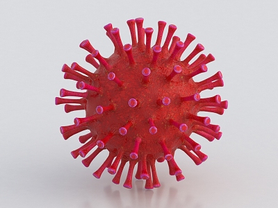 Coronavirus Virus Immune System Cancer Carcinogenesis Bacteria Leukocyte Biology Medical Research 3d model