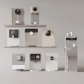 Direct drinking machine water dispenser water purifier tea bar machine pipeline machine wall-mounted wall-mounted water dispenser combination 3d model