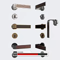 Various Designs Of Door Handles With Wooden And Metal Finishes For Home Interiors