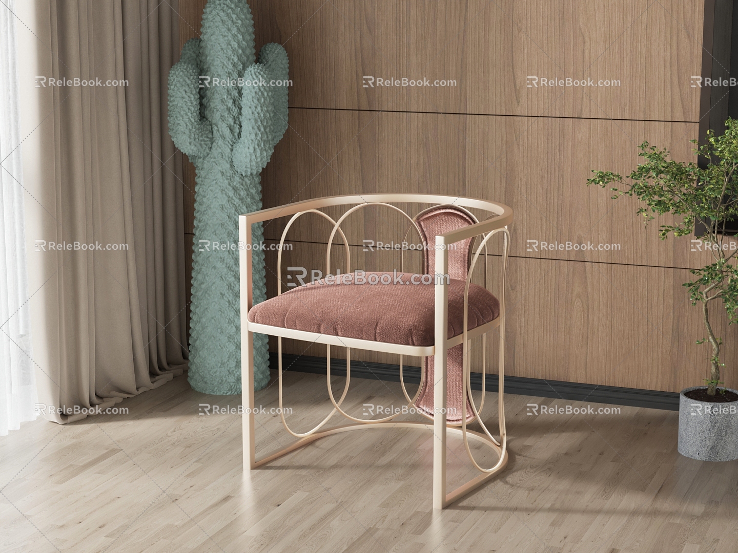 Modern Dining Chair 3d model