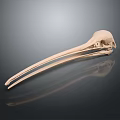 Bird Skull With Long Beak On Dark Background Showing Reflection On Smooth Surface