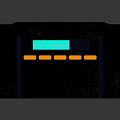 Black Digital Display Household Appliance With Time Showing Control Buttons And Yellow Indicators