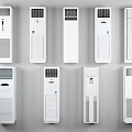 Standing Air Conditioner Fans Featuring Multiple Design And Style Options 3d model
