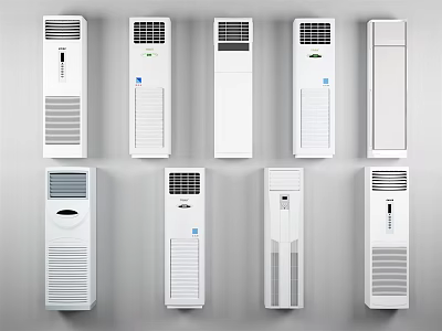 Standing Air Conditioner Fans Featuring Multiple Design And Style Options 3d model